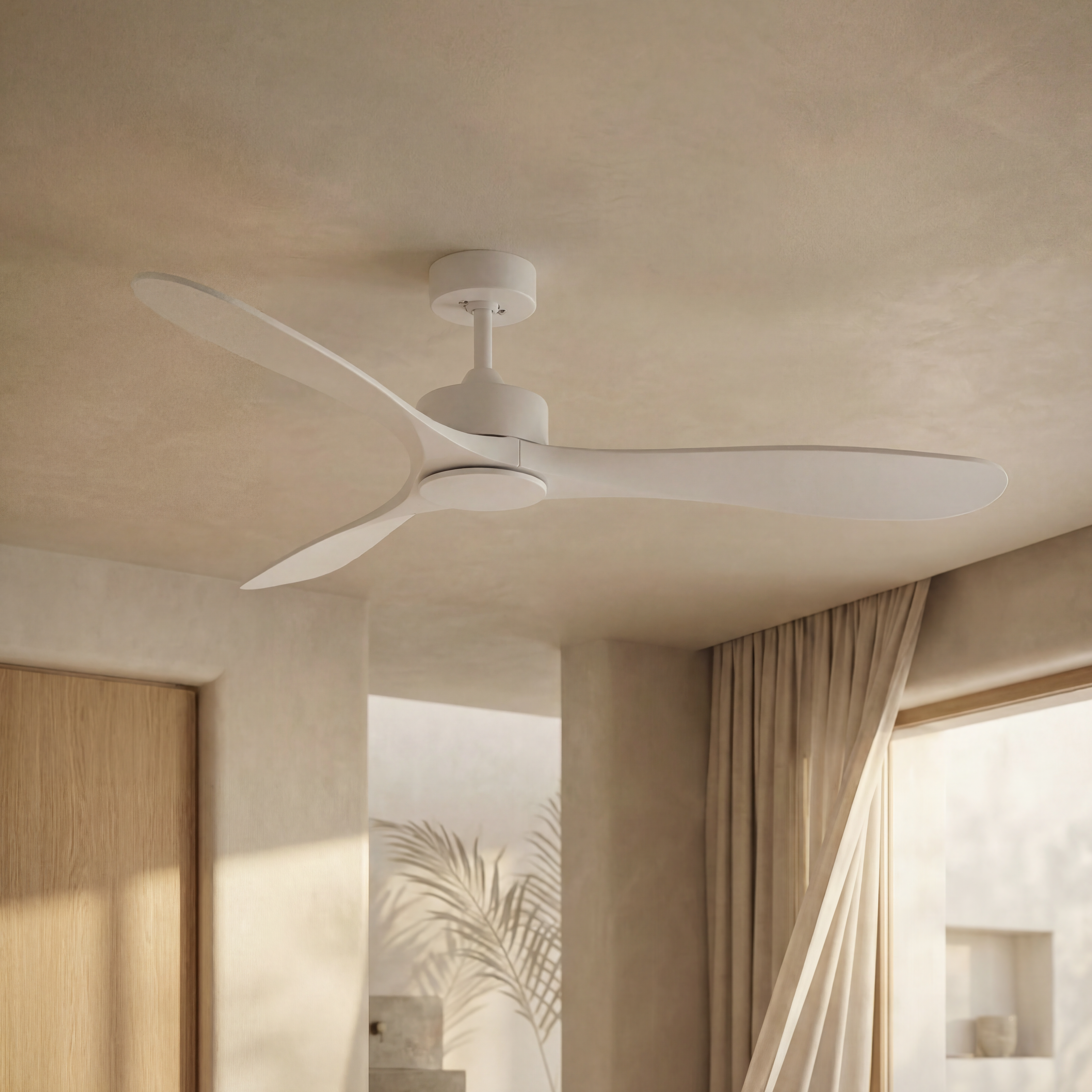 Ventilador de techo Boreal de 132 cm (10–25 m²) – 3 aspas de ABS
