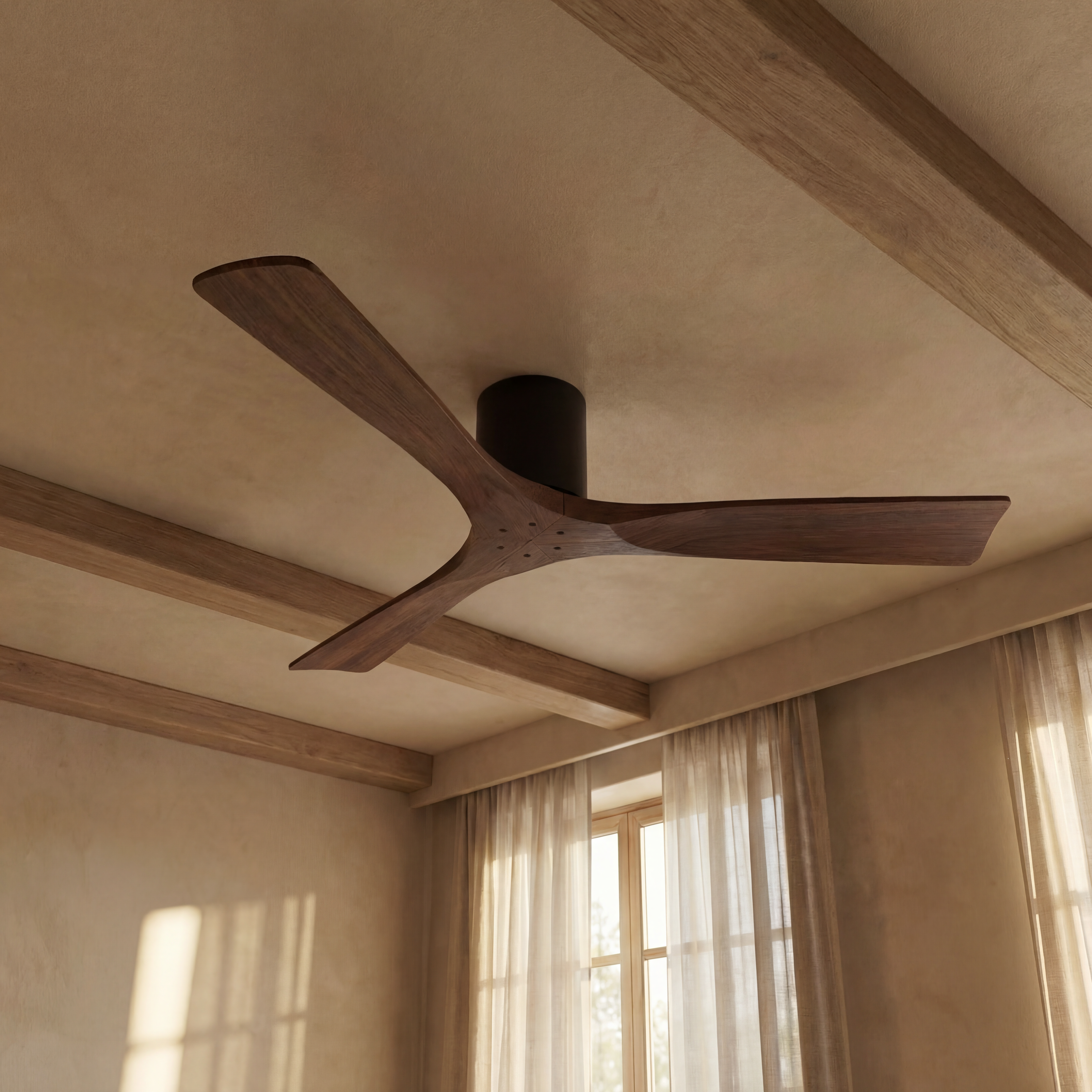 Ventilador de Techo de Madera Etoile 132 cm y 112 cm