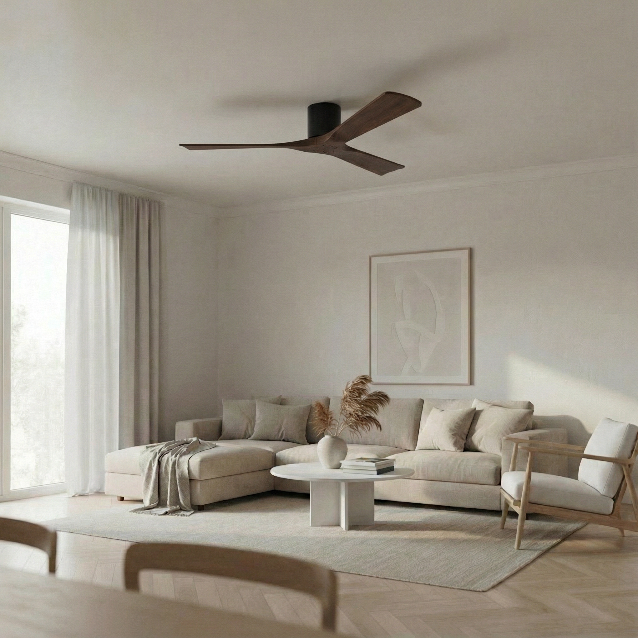 Ventilador de Techo de Madera Etoile 132 cm y 112 cm