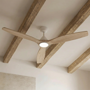 Dolomiti Ventilatore da Soffitto in Legno (132 cm / 112 cm)