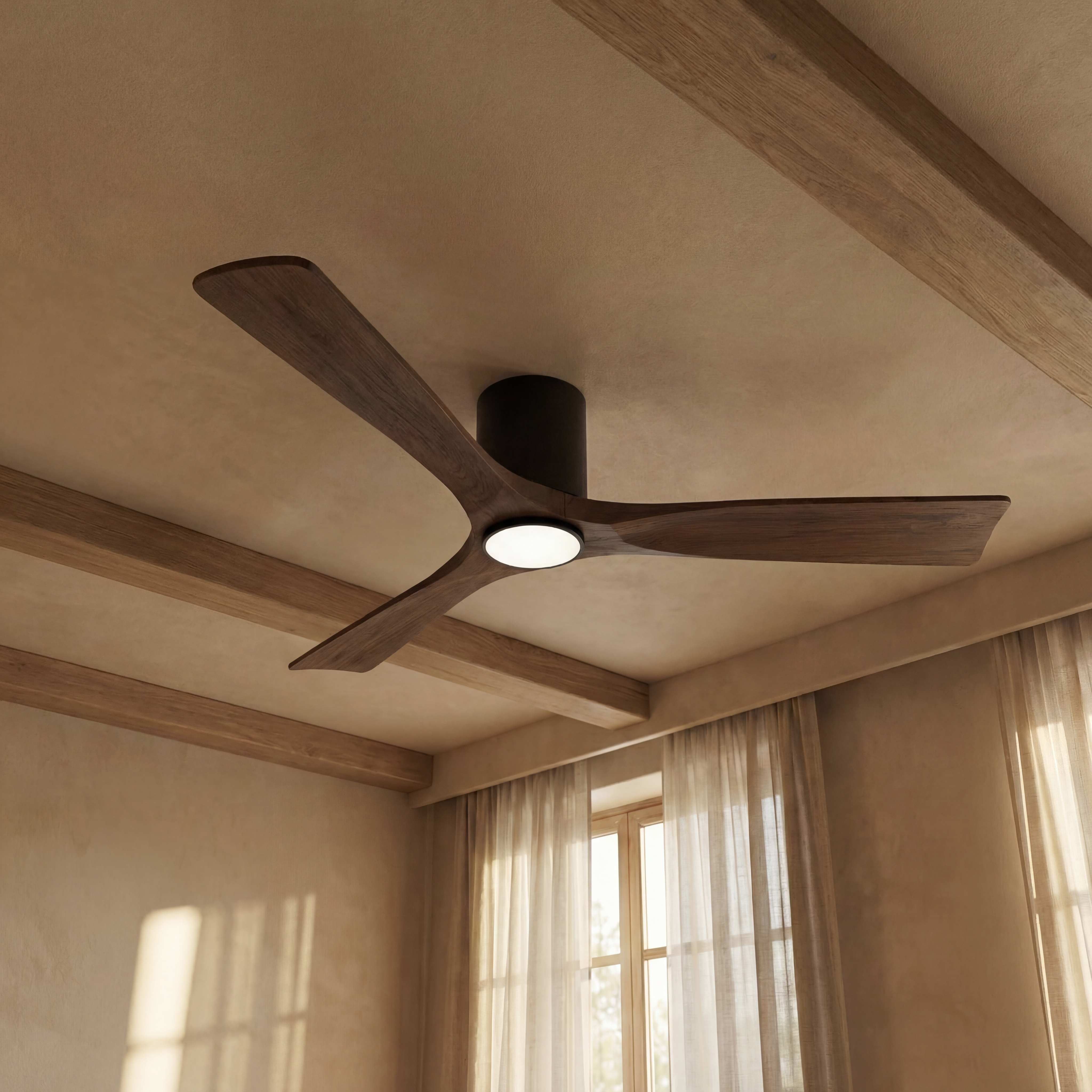 Ventilador de Techo de Madera Etoile 132 cm y 112 cm