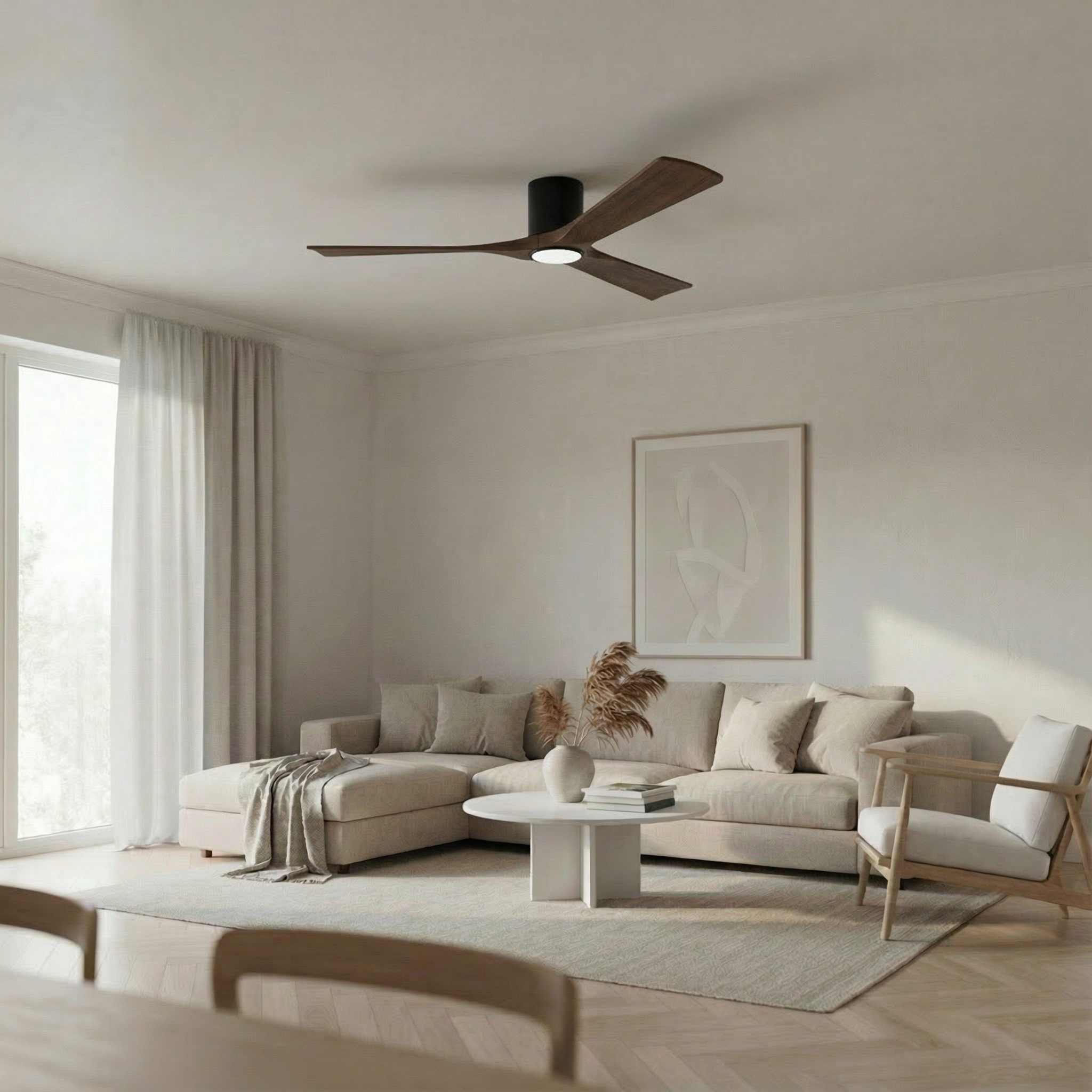 Ventilador de Techo de Madera Etoile 132 cm y 112 cm