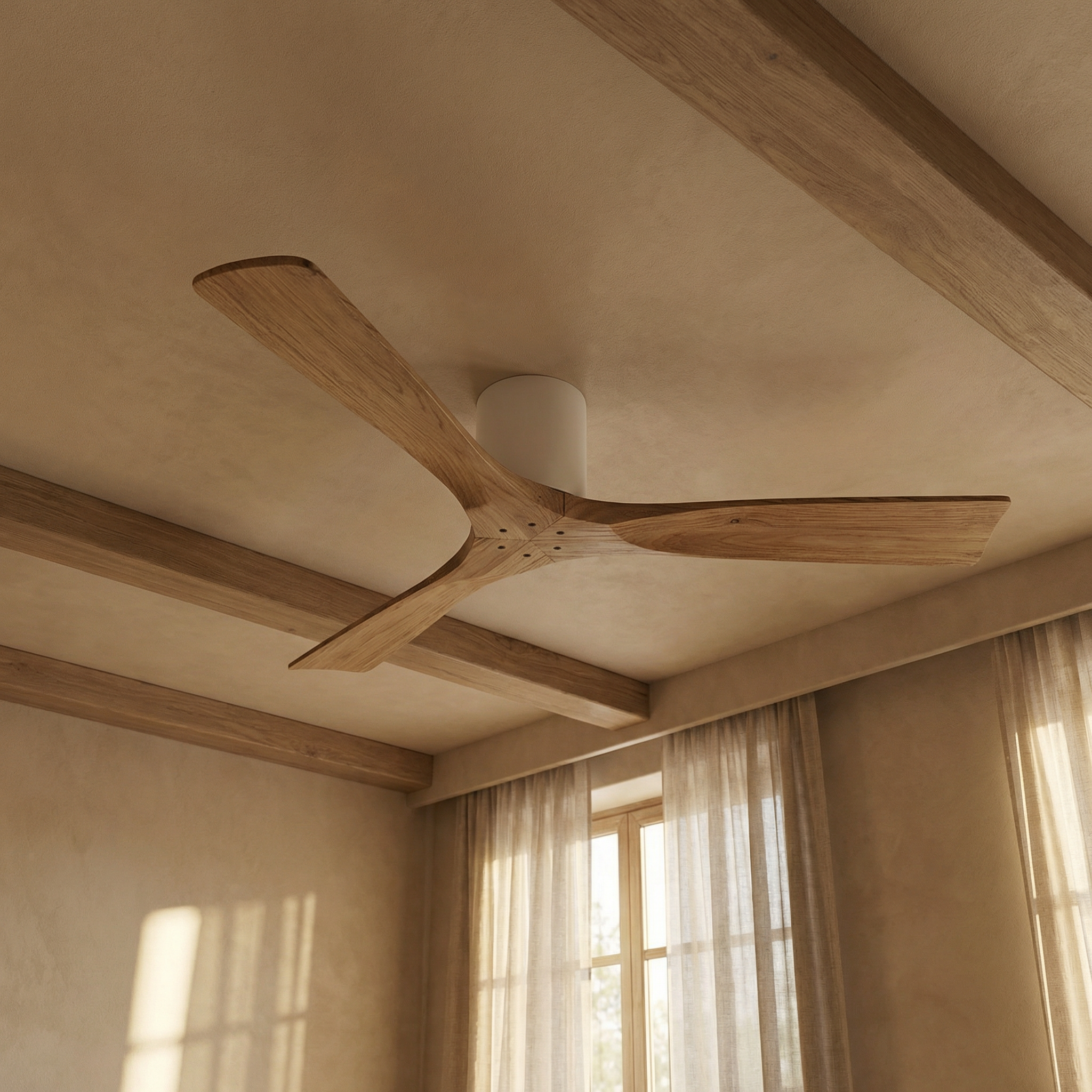 Ventilador de Techo de Madera Etoile 132 cm y 112 cm