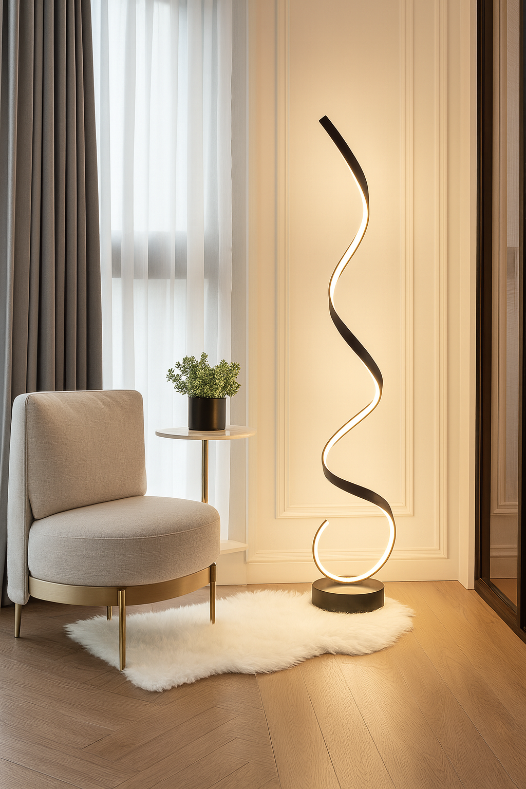 OPHEA | SMART SPIRAL FLOOR LAMP