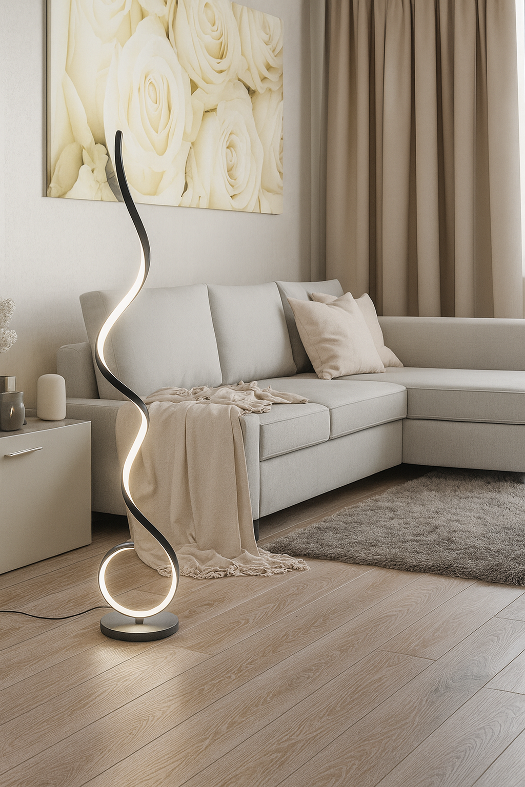 OPHEA | LÁMPARA DE PIE SMART SPIRAL