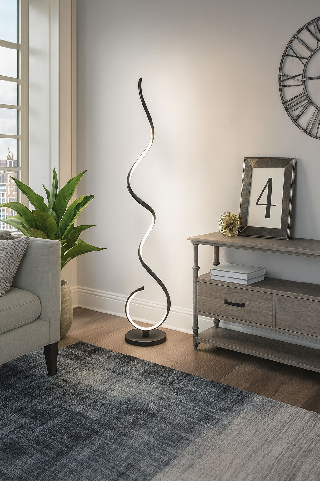 OPHEA | LÁMPARA DE PIE SMART SPIRAL