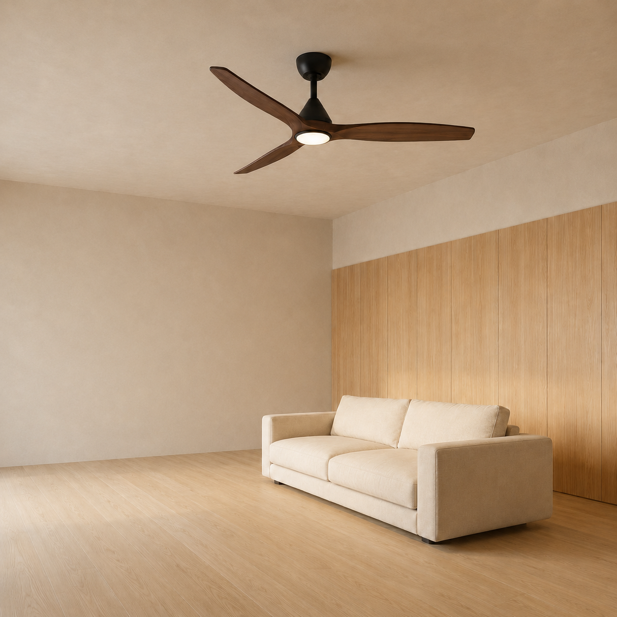 Ventilador de Techo de Madera Dolomiti (132cm / 112cm)