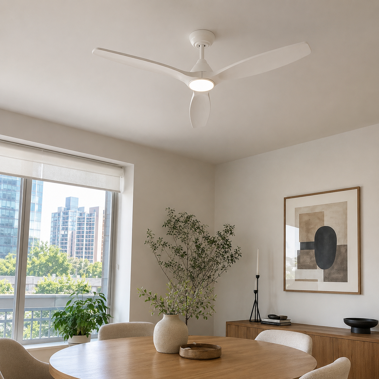 Ventilador de Techo de Madera Dolomiti (132cm / 112cm)