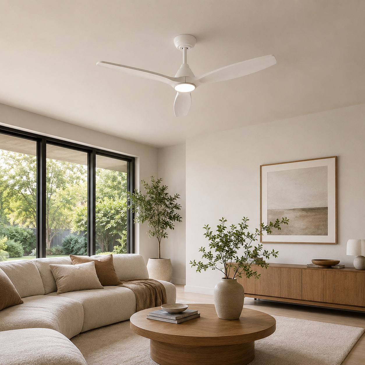 Ventilador de Techo de Madera Dolomiti (132cm / 112cm)