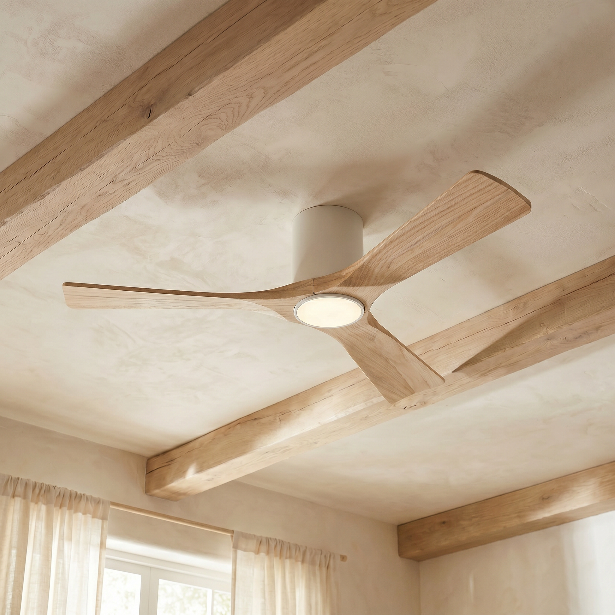Ventilador de Techo de Madera Etoile 132 cm y 112 cm