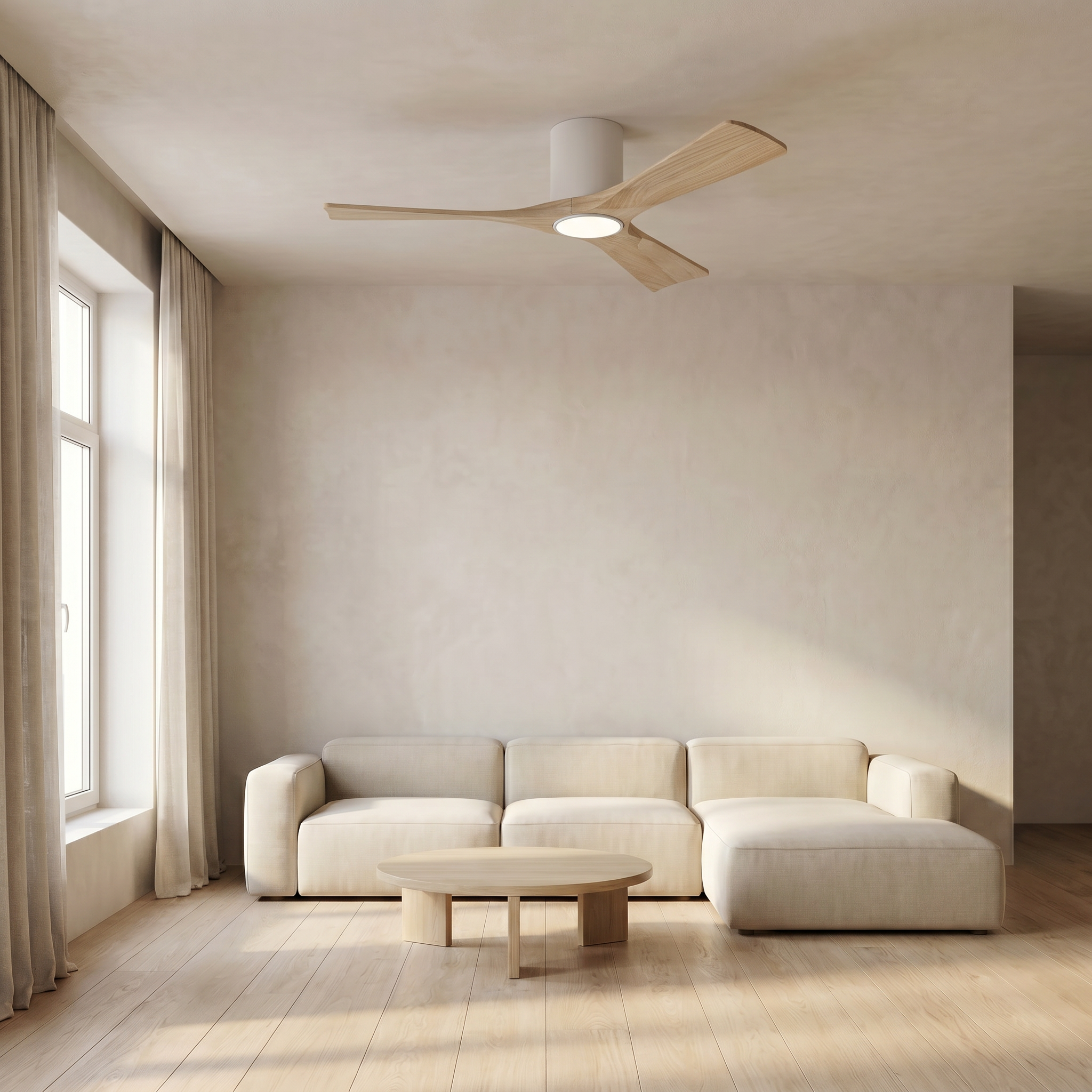 Ventilador de Techo de Madera Etoile 132 cm y 112 cm