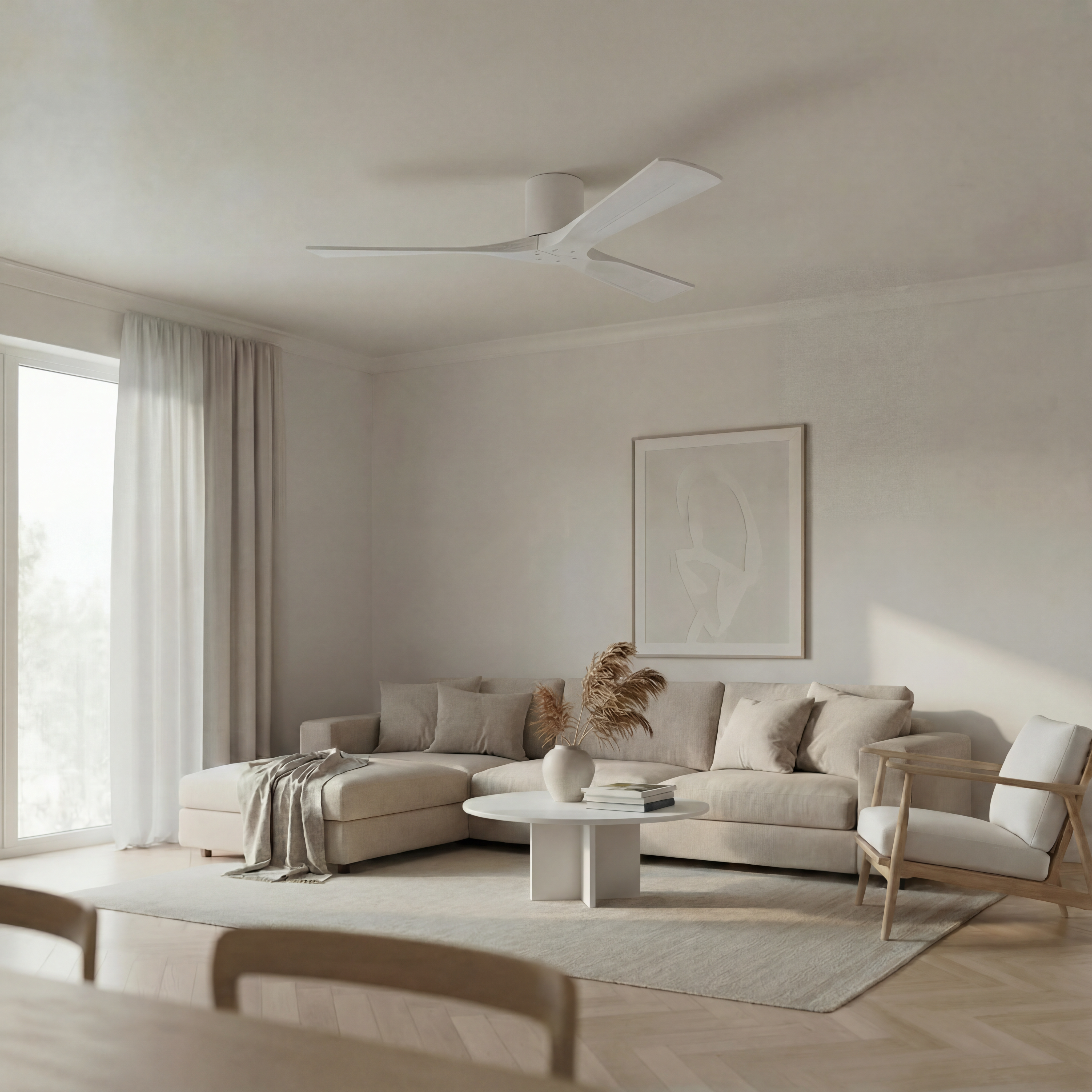 Ventilador de Techo de Madera Etoile 132 cm y 112 cm