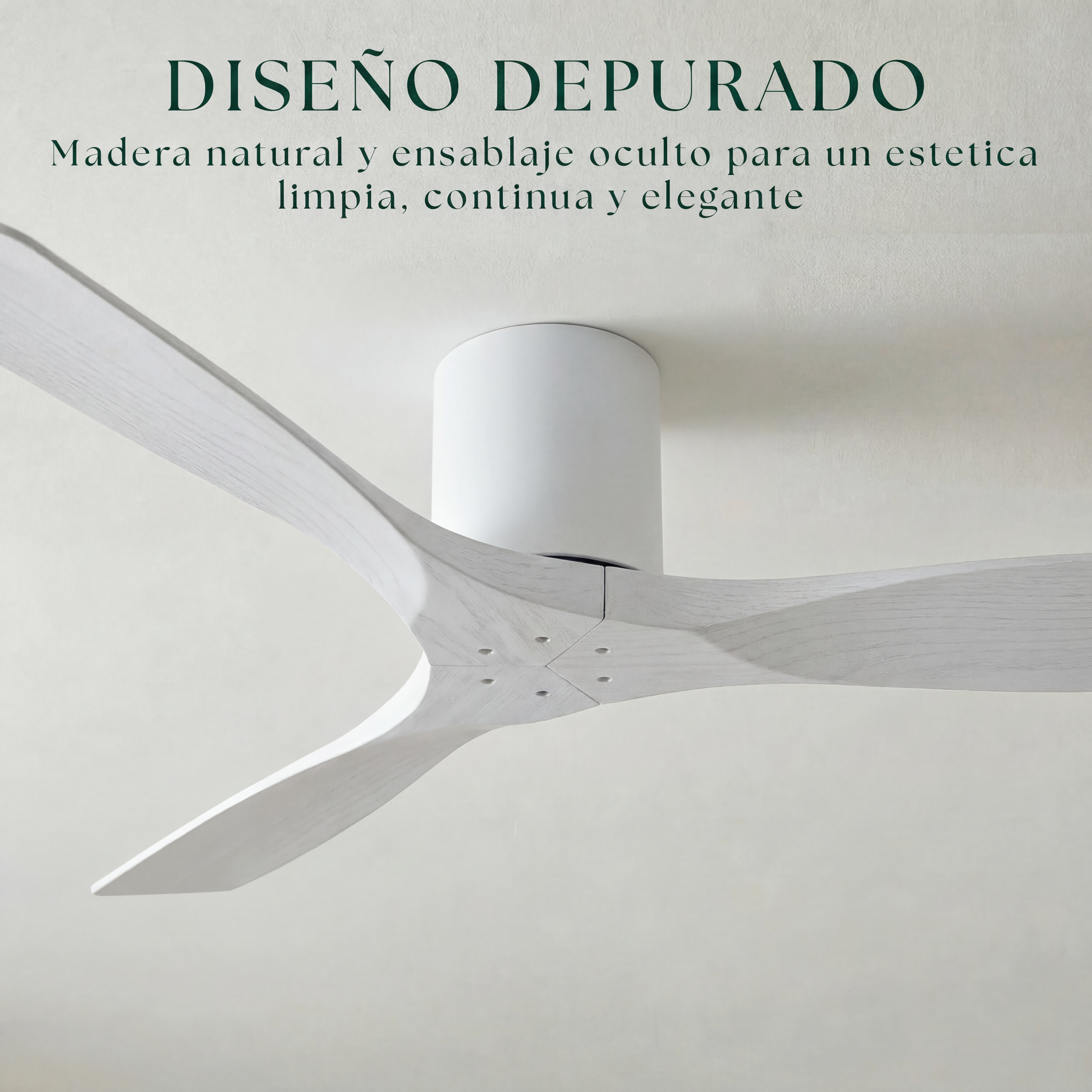 Ventilador de Techo de Madera Etoile 132 cm y 112 cm