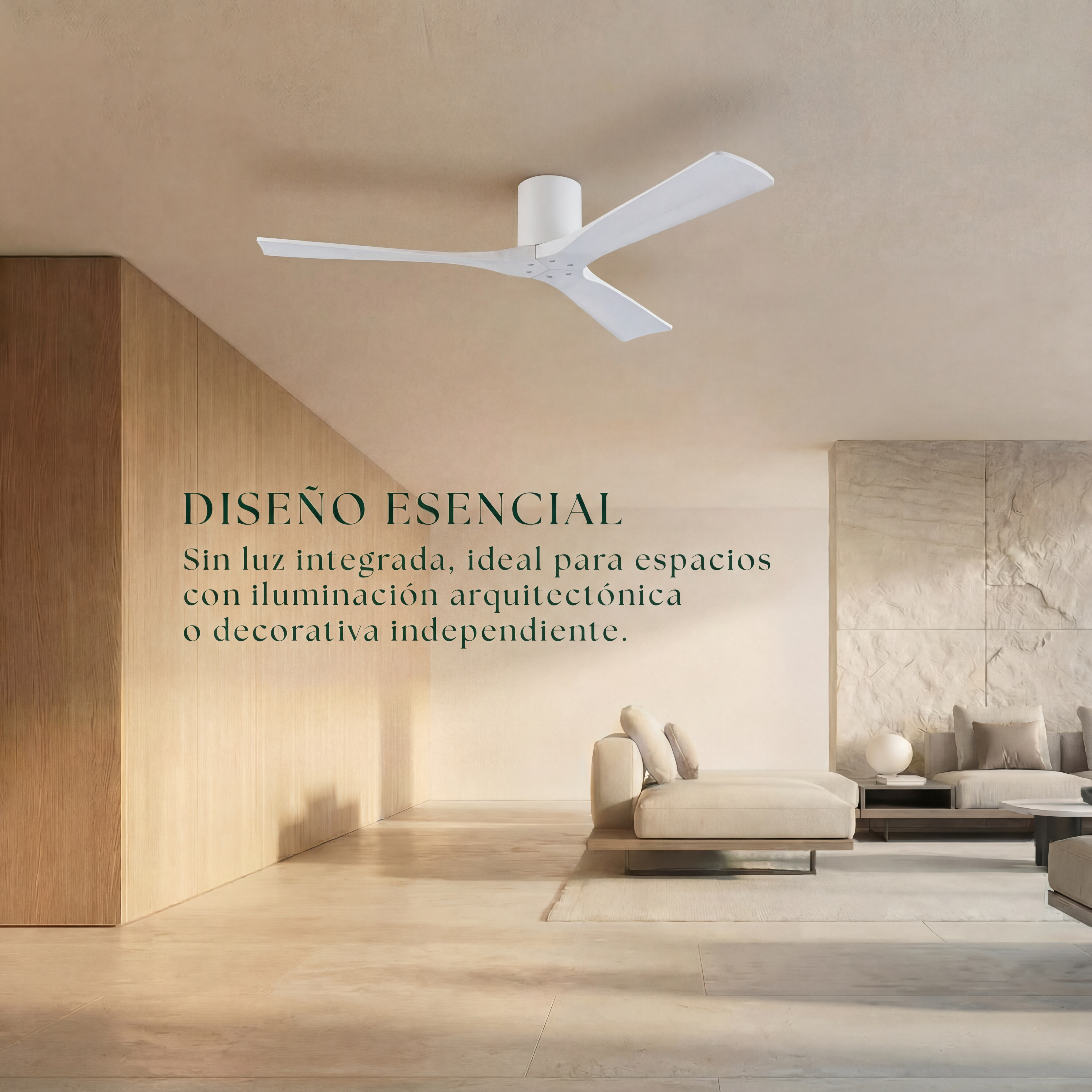 Ventilador de Techo de Madera Etoile 132 cm y 112 cm