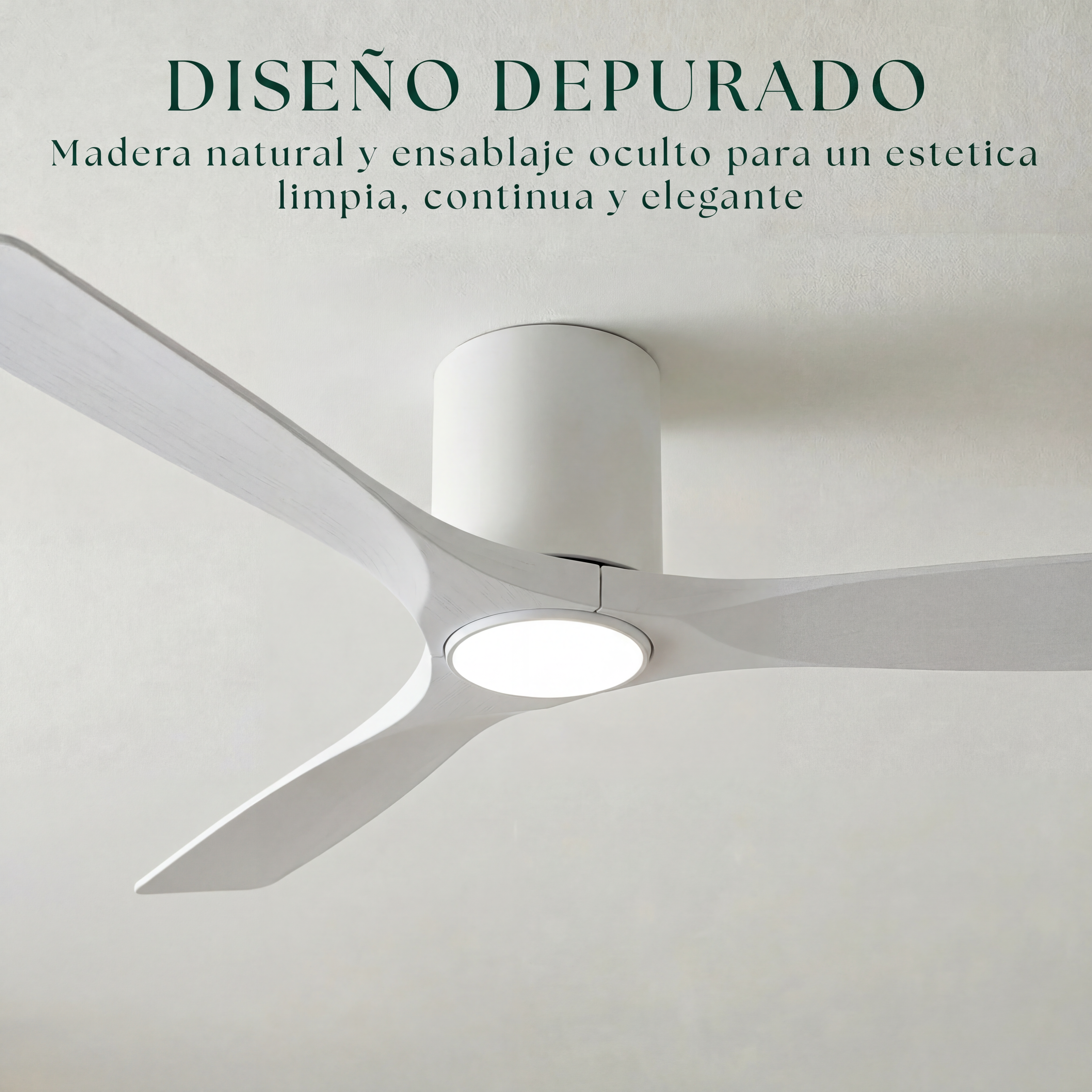 Ventilador de Techo de Madera Etoile 132 cm y 112 cm