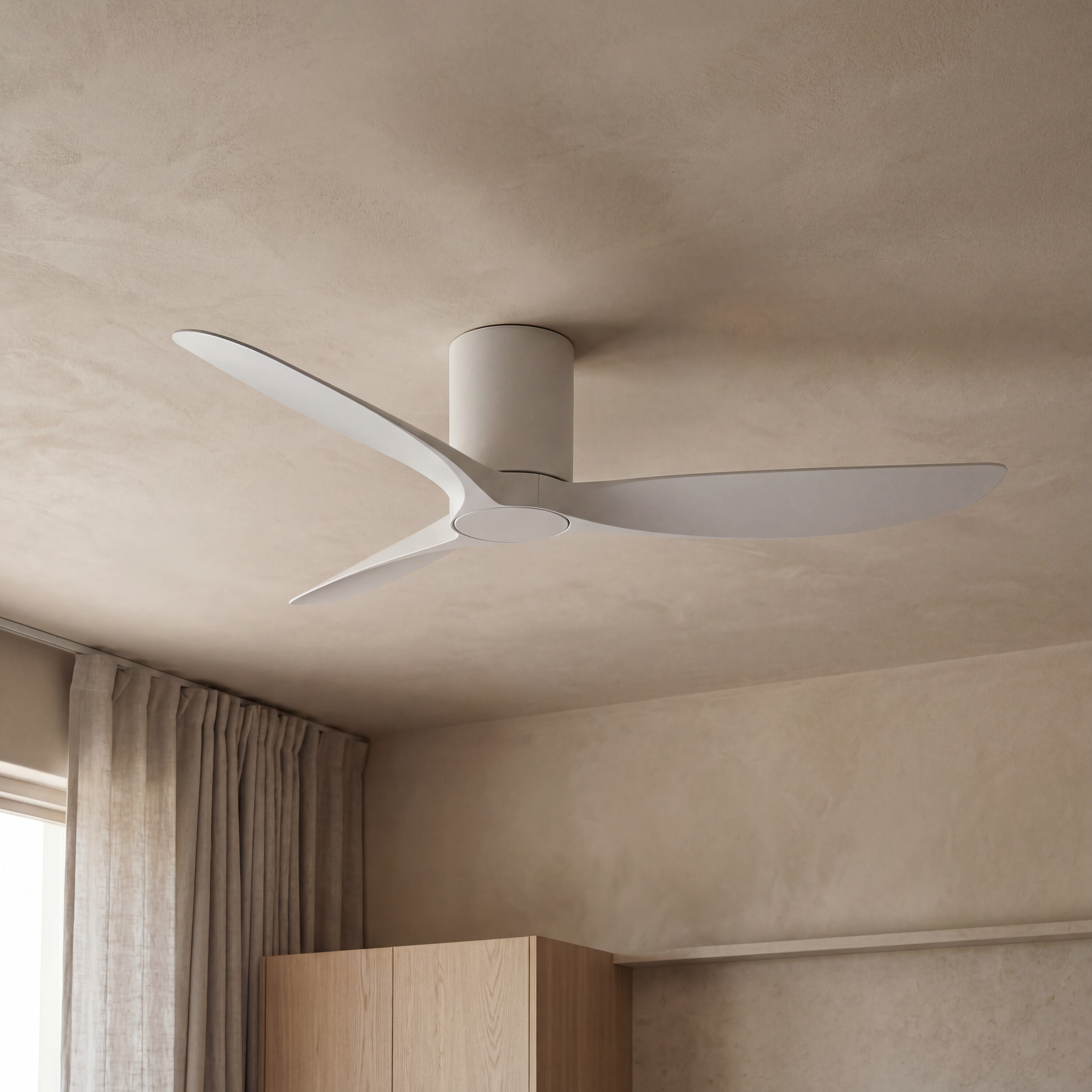 Golfet Ventilatore da Soffitto 132 cm (10–20 m²) – 3 Pale in ABS