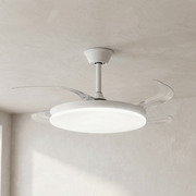 Milos Ventilatore da Soffitto 55 cm (6–15 m²) – Compatto con Luce LED