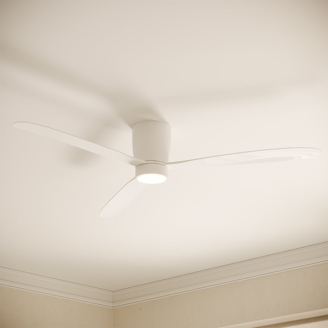 Ventilador de Techo Sirocco de 132 cm (10–25 m²) – 3 Aspas de ABS